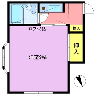アマノハイツ【2階】の間取り