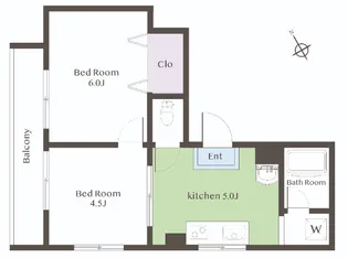 メゾン・マヤ【4階】の間取り