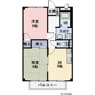 ルワン ジュール【2階】の間取り