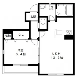 Sun saison【1階】の間取り