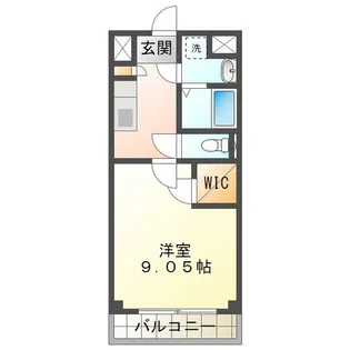 GRAN DUKE算所【9階】の間取り