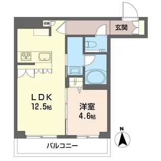 コート ボヌール【1階】の間取り