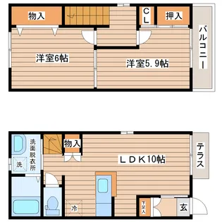 Pure Court【1階】の間取り