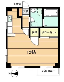 キャプテンコート南富士【2階】の間取り