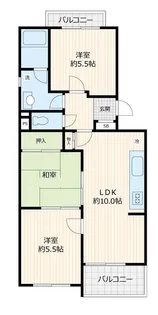 T’s garden小竹向原【2階】の間取り