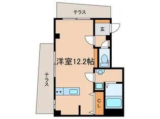 クレール白梅【1階】の間取り