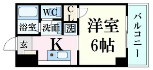 ベルメゾン新見【2階】の間取り