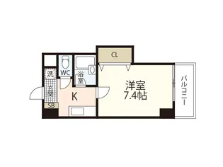 サンコーポ横川【7階】の間取り