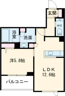 ケーズコート下目黒【2階】の間取り