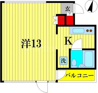 サンストン亀有【3階】の間取り