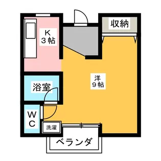 めぞんコーエイ2【1階】の間取り