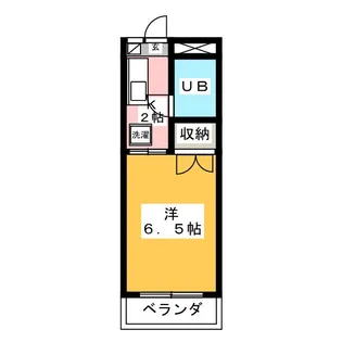 リズスクエア北棟【2階】の間取り