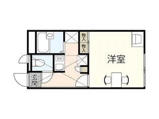 レオパレス東野T&Y【2階】の間取り