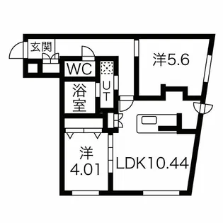 RESIDENCE SHINMEI MARUYAMA【2階】の間取り