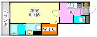 セラファースト【1階】の間取り
