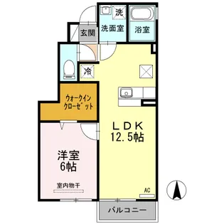 デミール【1階】の間取り
