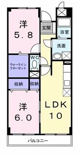 アクシスコート【3階】の間取り