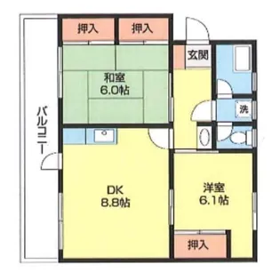 東都マンション【3階】の間取り
