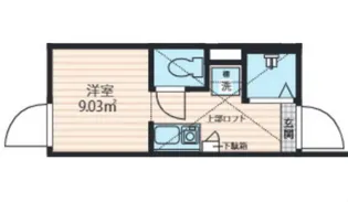 Nano北新宿2【2階】の間取り