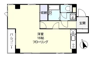 シントミプラザ稲荷町【3階】の間取り