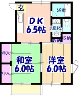 メゾン・ド・ルポ【1階】の間取り