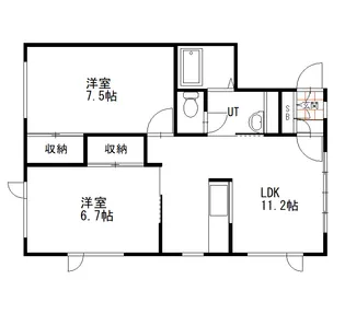 ルームス【1階】の間取り