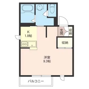 メゾンヴィクトワール【1階】の間取り