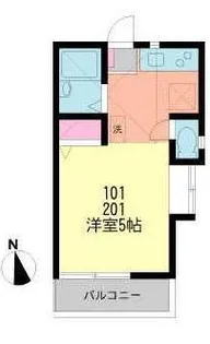 ガーデンヒルズ峰岡【1階】の間取り
