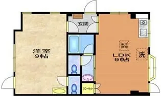ドミール代々木【1階】の間取り