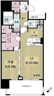 リビオレゾン浅草橋【5階】の間取り