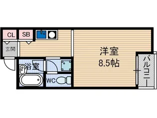 サウスウィング【2階】の間取り