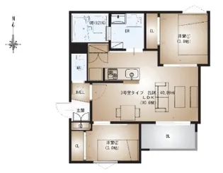 REGALEST茨木2【2階】の間取り