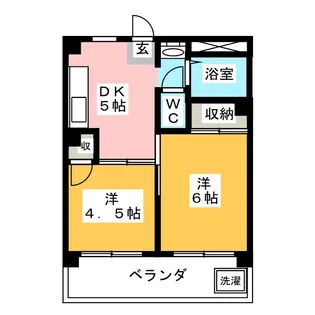 橋本ビル【4階】の間取り