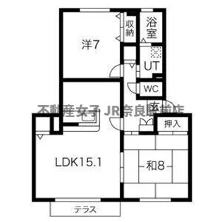 サテライト ミーホA棟【2階】の間取り