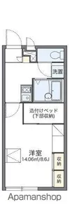 レオパレス花畑【2階】の間取り