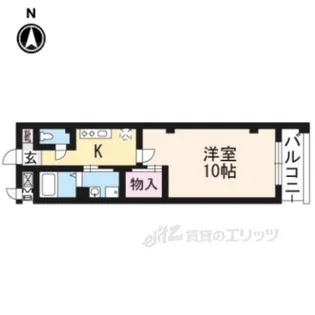 KOマンション【2階】の間取り