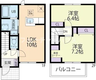 Grand Est(グラン エスト)Bの間取り