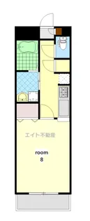 ISLAND中平野【1階】の間取り