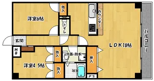 クリーンコート・ハイ【4階】の間取り