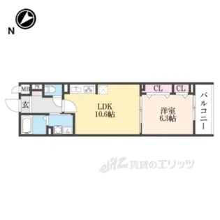 アドバンス【2階】の間取り