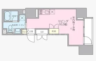 V-style入谷【3階】の間取り
