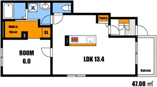 グリーンワールド III【1階】の間取り