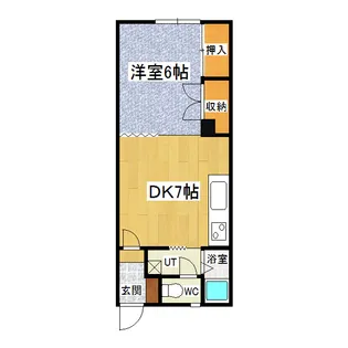 タナカハイムB【2階】の間取り