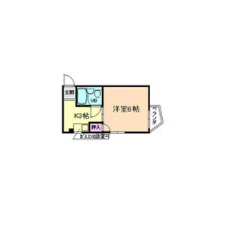 都島GALAXY【4階】の間取り