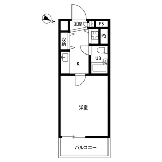 ホーユウコンフォルト東青梅【2階】の間取り
