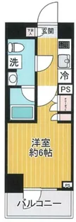 ベルグレード川崎AZ【5階】の間取り