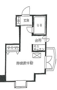 レジデンストキオ【2階】の間取り