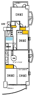 ハウスバーンフリート壱番館【4階】の間取り