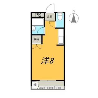 ナイスシングルスパル【2階】の間取り