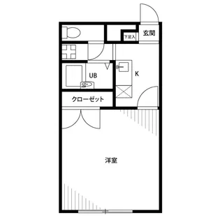 アムール相武台【1階】の間取り
